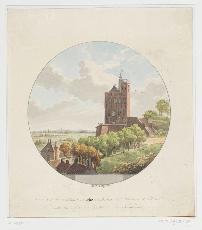 Belvédère in Nijmegen, 1794-1858. Creator: Henricus Franciscus Wiertz.