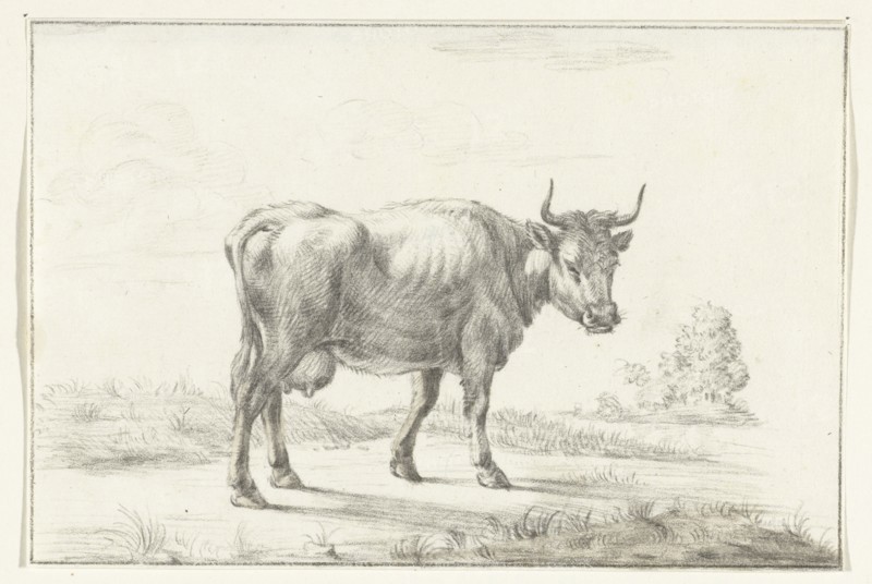 Cow, to the right, 1775-1833. Creator: Jean Bernard.