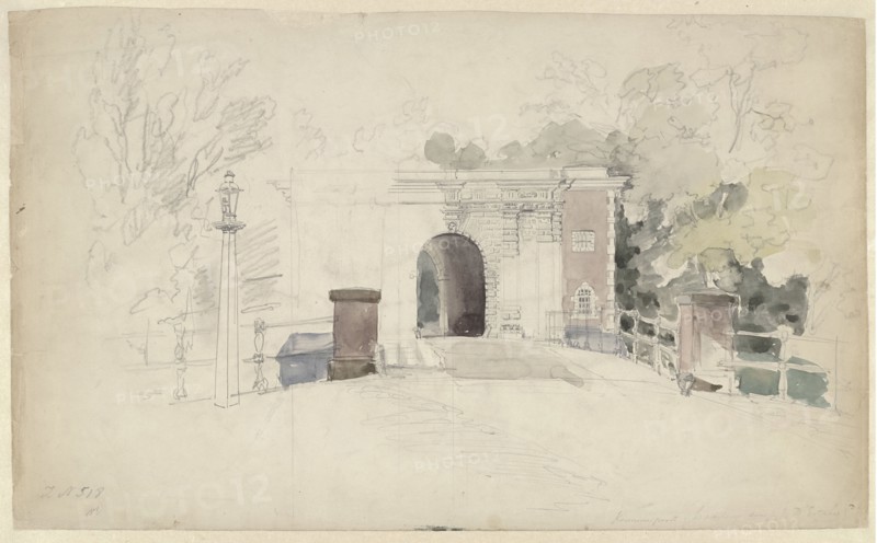 The Kennemer or Nieuwpoort in Haarlem, 1837-1888. Creator: Johannes Josephus Destree.