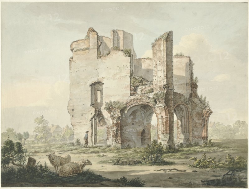 The ruin of Rijnsburg abbey, 1779-1838. Creator: Johannes van Lexmond.