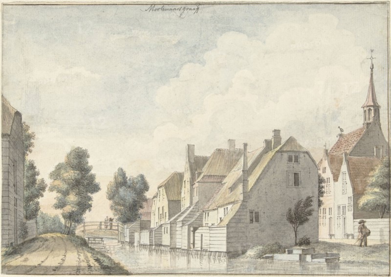 The village of Molenaarsgraaf in the Alblasserwaard, 1761-1828. Creator: Joseph Schmetterling.