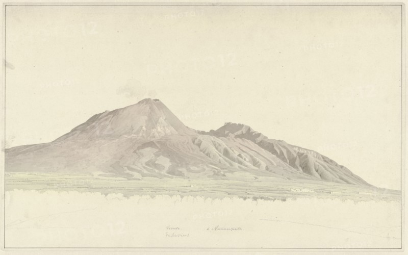 Mount Vesuvius, c.1811. Creator: Josephus Augustus Knip.