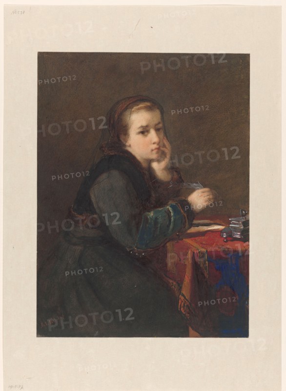'The answer', c.1879. Creator: Kate Bisschop-Swift.