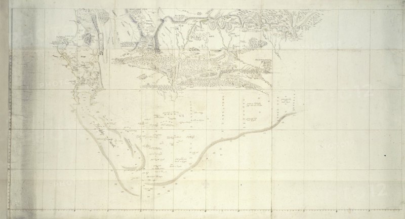 Map of the Southern Part of South Africa, after 1786. Creators: Robert Jacob Gordon, Johannes Schumacher.