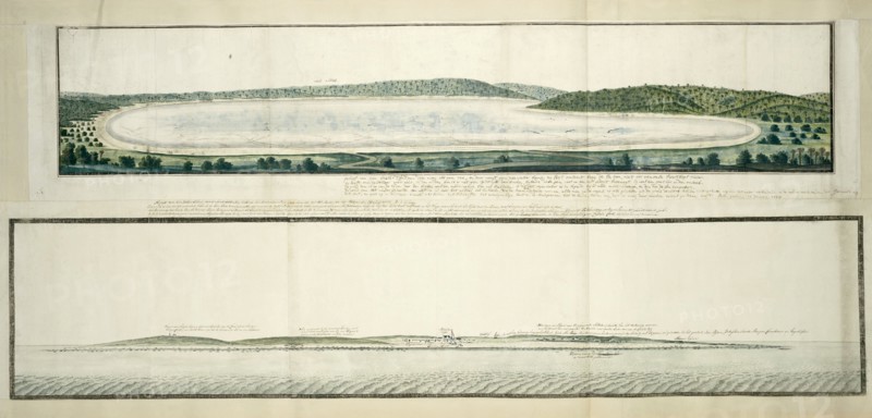 View of a saltpan, near the mouth of the Swartkops River, 1778. Creators: Robert Jacob Gordon, Johannes Schumacher.