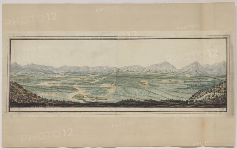 Valley with twenty-five farmsteads, 1777-1786. Creators: Robert Jacob Gordon, Johannes Schumacher.