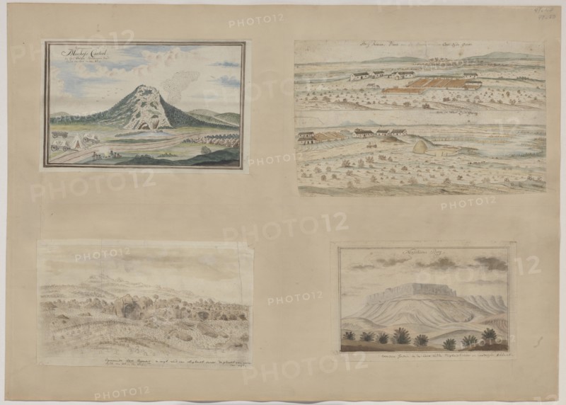 Meerhoff's Castle, Namaqualand, 1779. Creators: Robert Jacob Gordon, Johannes Schumacher.
