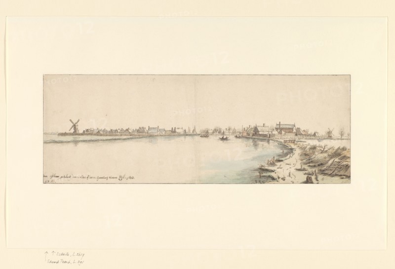 View of the village of Uithoorn, 1643. Creator: Valentijn Klotz.