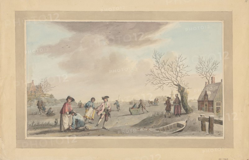 Ice scene, 1700-1800. Creator: Anon.