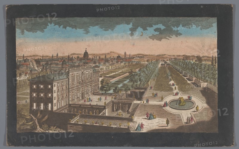 View of the Villa Boncompagni Ludovisi in Rome, 1700-1799. Creator: Anon.