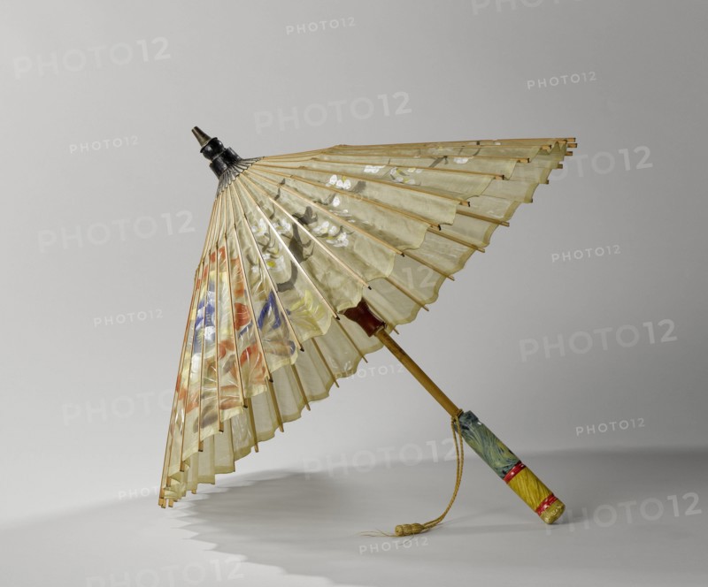 Japanese bamboo parasol, c.1920-c.1930.  Creator: Anon.