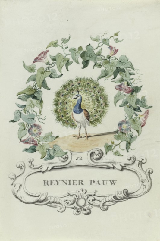 Cartoon of Reynier Pauw, 1710-1720. Creator: Anon.
