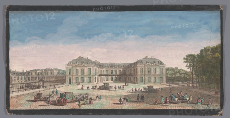 View of the Château de Choisy, 1700-1799. Creators: Anon, Jacques Rigaud.