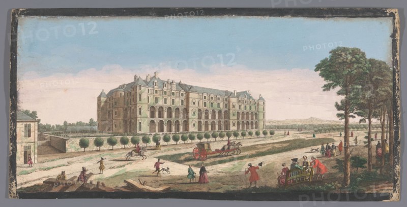 View of the Château de Madrid in Paris, 1700-1799. Creators: Anon, Jacques Rigaud.