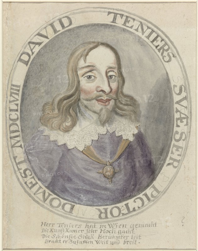 Portrait of the painter David Teniers the Younger, c.1658. Creator: Anon.
