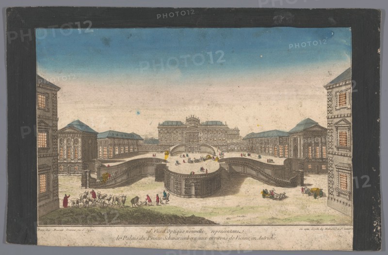 View of the Palais Schwarzenberg in the vicinity of the city of Vienna, 1700-1799. Creator: Anon.