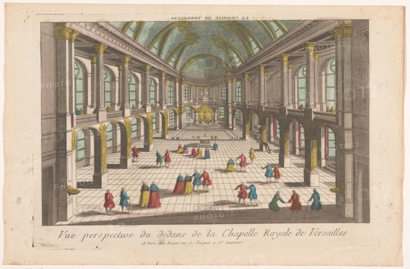 View of the interior of the Palace of Versailles, 1700-1799. Creator: Anon.