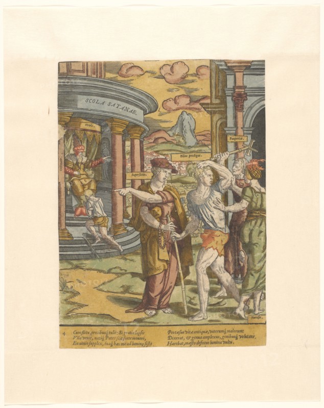 The expulsion of the prodigal son, c.1540-c.1550. Creator: Cornelis Anthonisz.