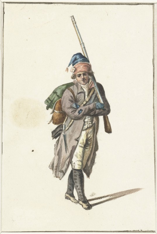 Soldier, 1758-1805. Creator: Dirk Langendijk.