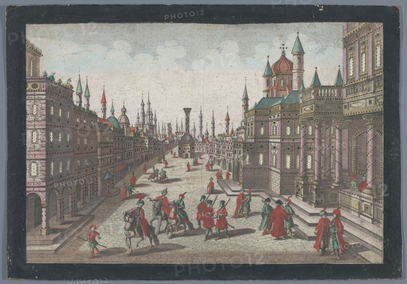 View of goods storage at Wroclaw, 1742-1801. Creator: Anon.