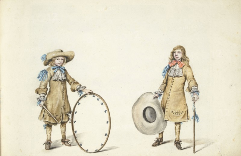 Gerrit and Cornelis Schellinger as children, c.1675-c.1685. Creator: Gesina ter Borch.