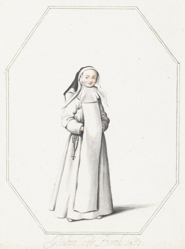 Nun, 1657. Creator: Gesina ter Borch.