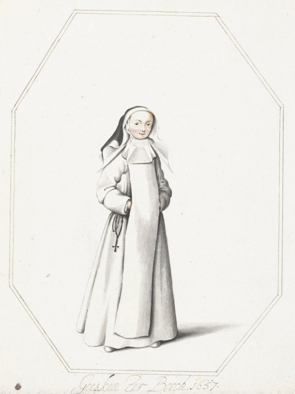 Nun, 1657. Creator: Gesina ter Borch.