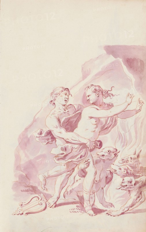 Orpheus and Eurydice, c.1701. Creator: Jacob Toorenvliet.