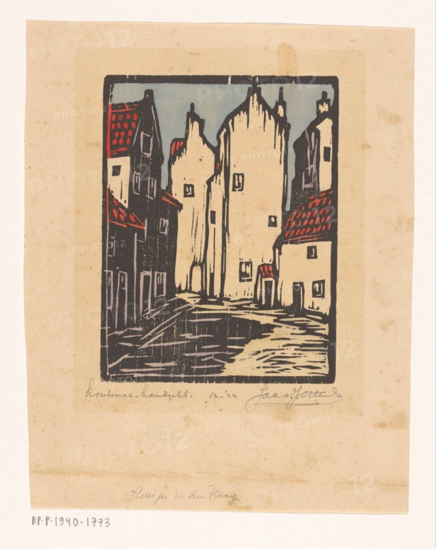 Houses in The Hague, 1922. Creator: Jacques Jeichienus Ottens.