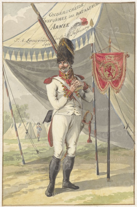 Grenadier of the Guard of his Exellence of the Grand Pensionary, 1806. Creator: Jan Antony Langendijk.