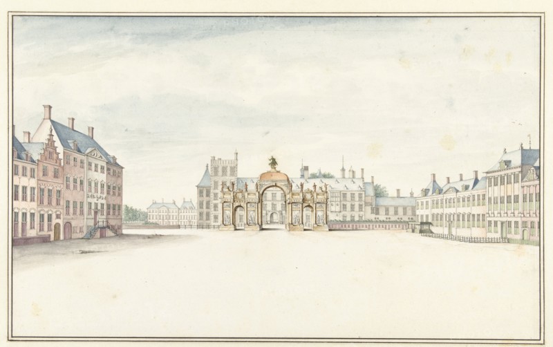 Arch of Honour for King William III at The Hague, 1691, (1691).  Creator: Jan van Call.