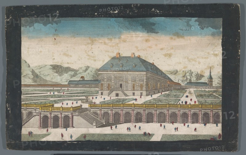 View of Zarzuela Palace near the city of Madrid, 1745-1775. Creator: Anon.