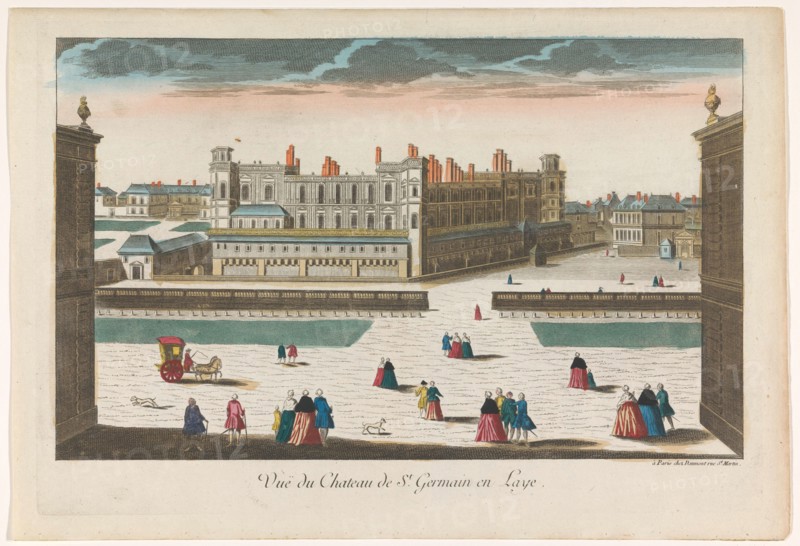 View of Château de Saint-Germain-en-Laye, 1745-1775. Creator: Anon.