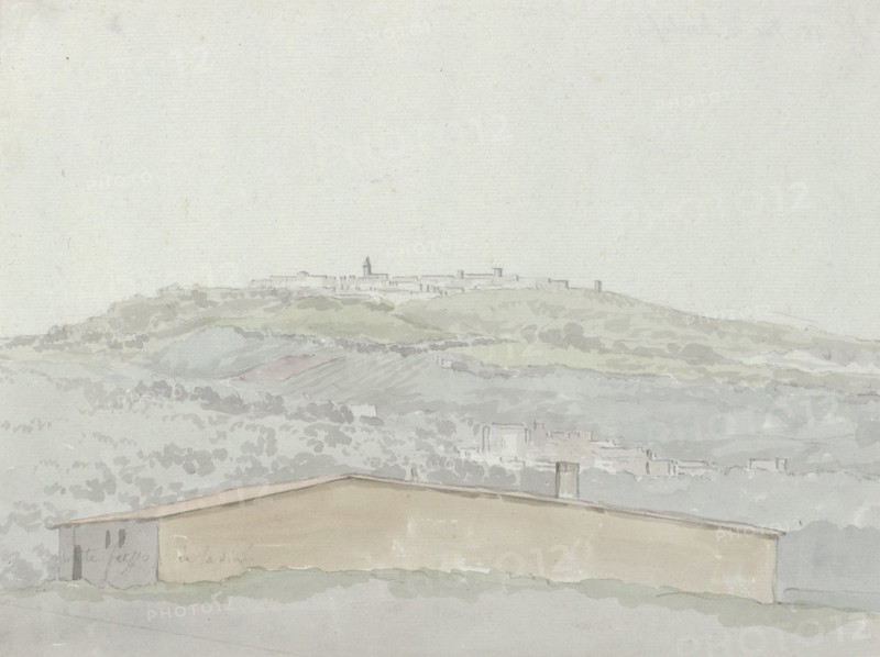 View of Montefusco, 1778. Creator: Louis Ducros.