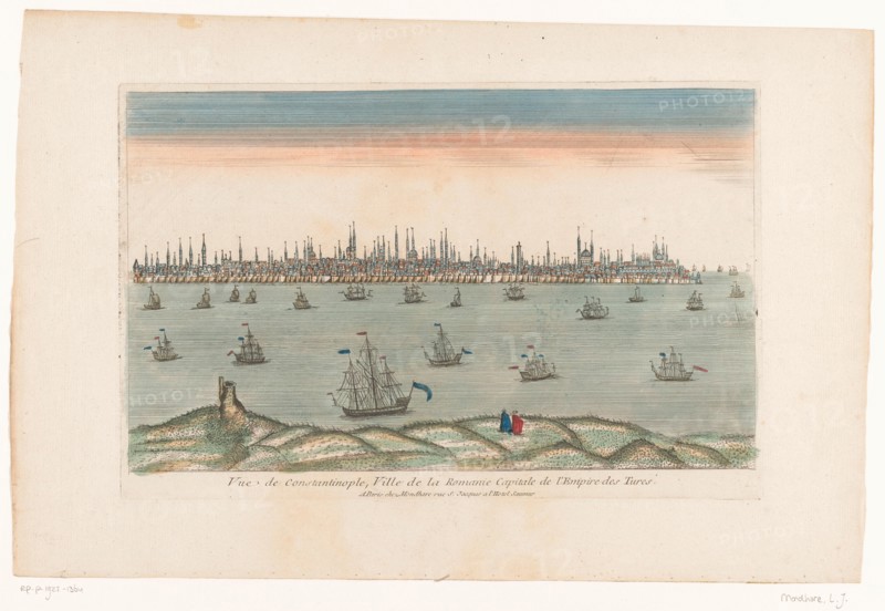 View of the city of Constantinople, 1759-c.1796. Creators: Louis-Joseph Mondhare, Anon.