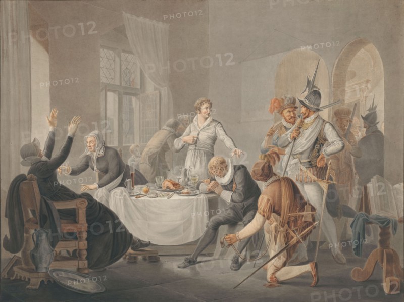 P.D. Hasselaer makes himself known..., 1809-1810. Creator: Pieter Bartholomeusz. Barbiers.