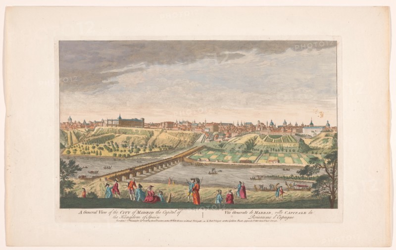 View of the city of Madrid, 1752. Creator: Anon.