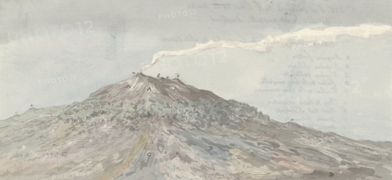 View of the Etna seen from the southwest, 1778. Creator: Willem Carel Dierkens.