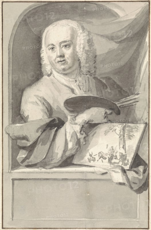 Portrait of Jan van Gool, 1720-1749. Creator: Aert Schouman.