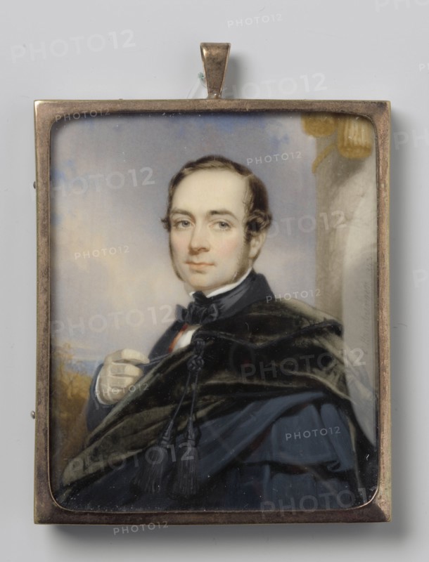 Portrait of a Man, 1843. Creator: Coenraad Hamburger.