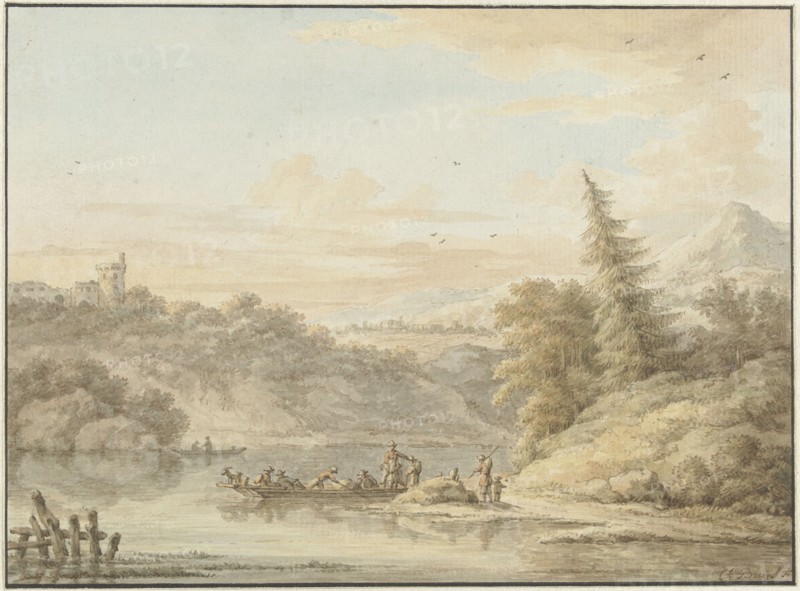 River landscape, 1756-1826. Creator: Cornelis Buys.