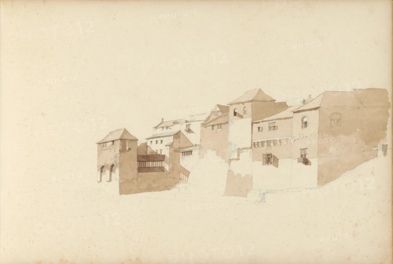 Row of houses, 1820-1896. Creator: Kasparus Karsen.