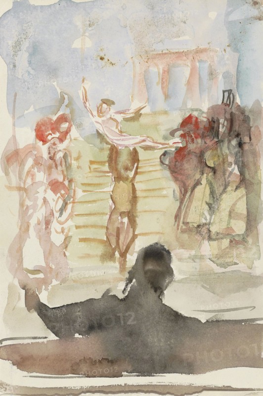 Theater performance, 1875-1934. Creator: Isaac Lazerus Israels.
