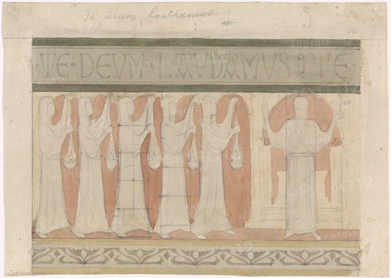 The five wise virgins, c. 1869-c. 1925. Creator: Antoon Derkinderen.