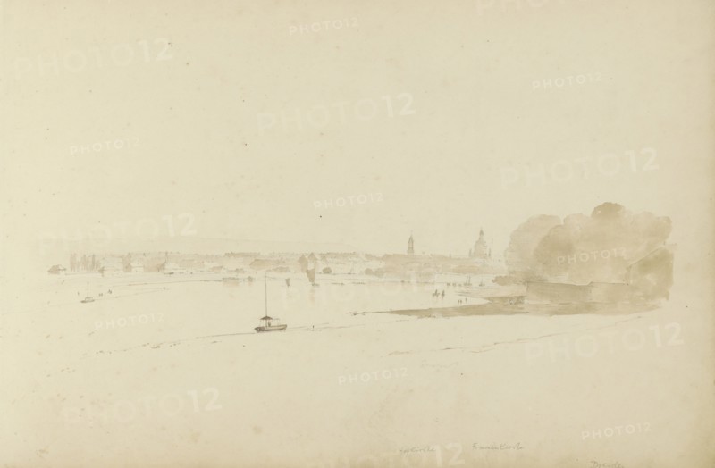 View of Dresden and the Elbe, 1820-1896. Creator: Kasparus Karsen.