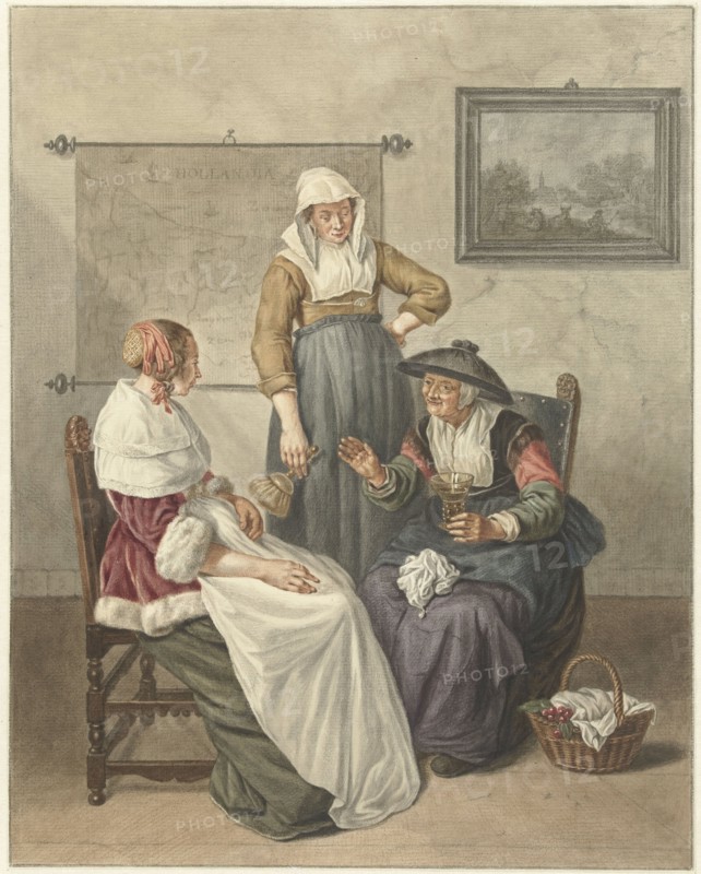 Confidential advice, 1776. Creator: Abraham Delfos.