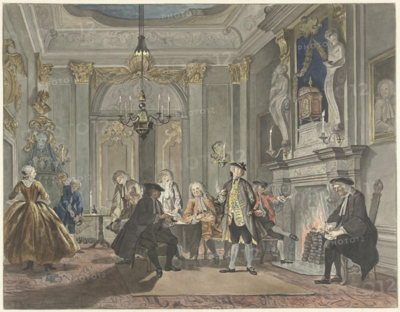 Nobody spoke (Nemo Loquebatur), 1741-1820. Creator: Abraham Delfos.