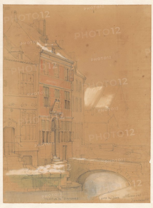House of tanners in Maastricht, 1839. Creator: Alexander Schaepkens.
