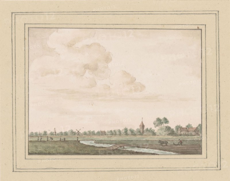 View of Noordwelle in Zeeland, in or after 1754-c. 1800. Creator: Anon.