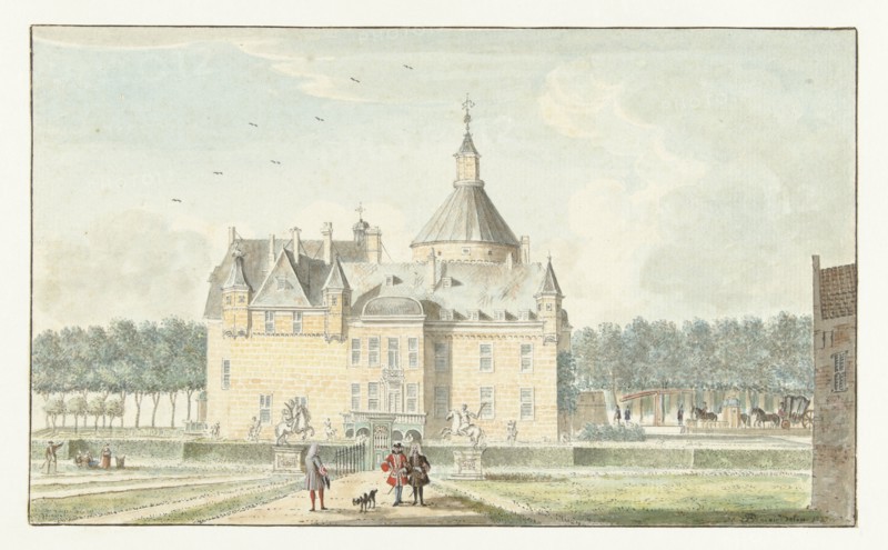 The castle in Anholt, 1737. Creator: Jan de Beyer.